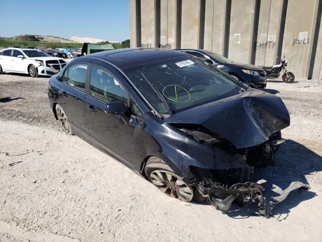 19XFA1F90AE019661 - 2010 HONDA CIVIC EXL Noir photo 1