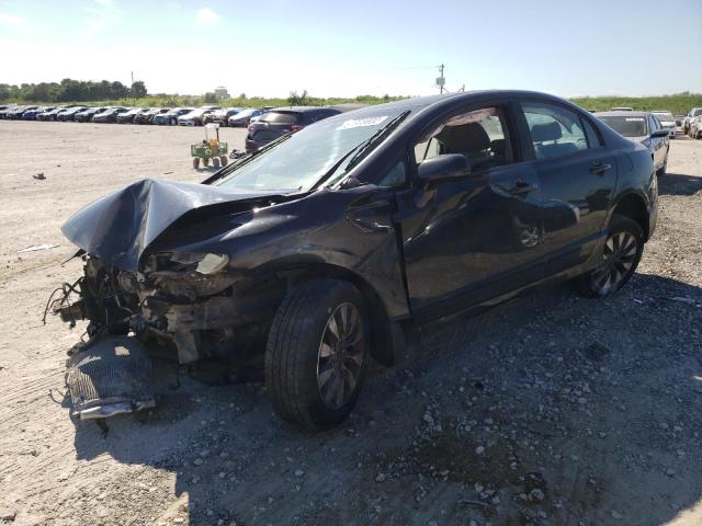 19XFA1F90AE019661 - 2010 HONDA CIVIC EXL Noir photo 2