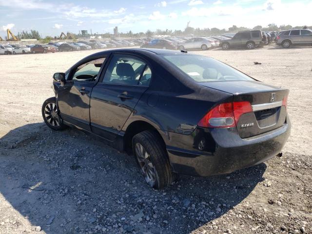 19XFA1F90AE019661 - 2010 HONDA CIVIC EXL Noir photo 3