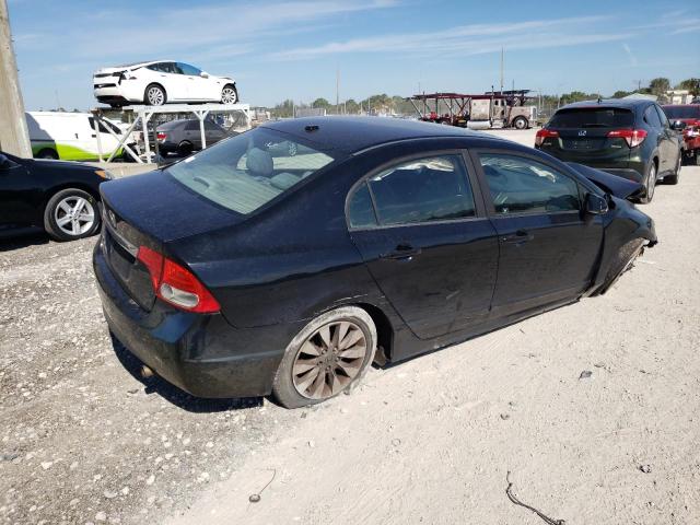 19XFA1F90AE019661 - 2010 HONDA CIVIC EXL Noir photo 4