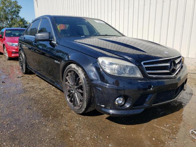 WDDGF7HB0AF443524 - 2010 MERCEDES-BENZ C 63 AMG BLACK photo 1