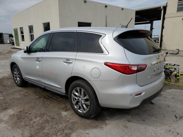 5N1AL0MN8DC314755 - 2013 INFINITI JX35 SILVER photo 3