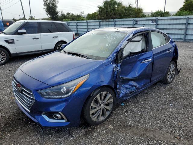 3KPC34A35KE058295 - 2019 HYUNDAI ACCENT LIM BLUE photo 2