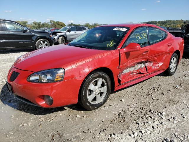 2G2WP552881150228 - 2008 PONTIAC GRAND PRIX წითელი ფოტო 2