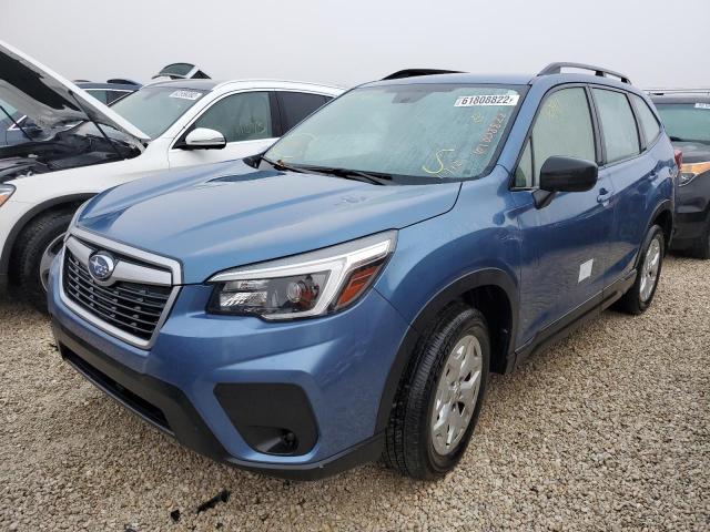 JF2SKADC2MH487658 - 2021 SUBARU FORESTER BLUE photo 2