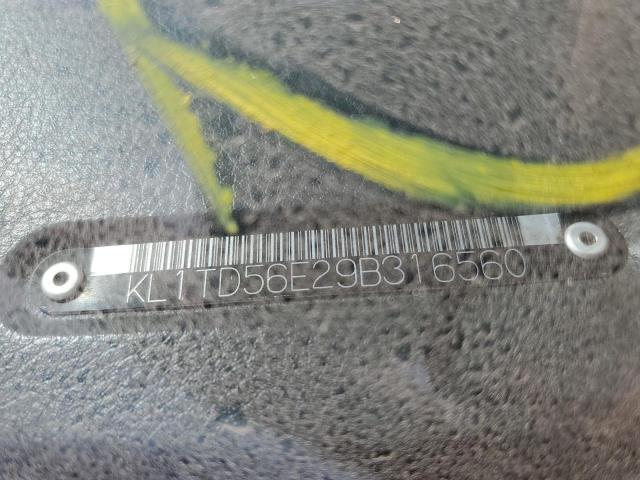 KL1TD56E29B316560 - 2009 CHEVROLET AVEO LS 红色 照片 10