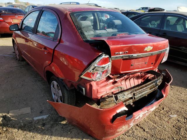 KL1TD56E29B316560 - 2009 CHEVROLET AVEO LS 红色 照片 3