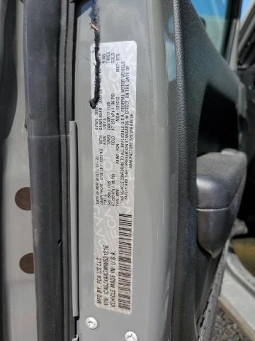 1C4GJXAN7MW631216 - 2021 JEEP WRANGLER S ნაცრისფერი ფოტო 10