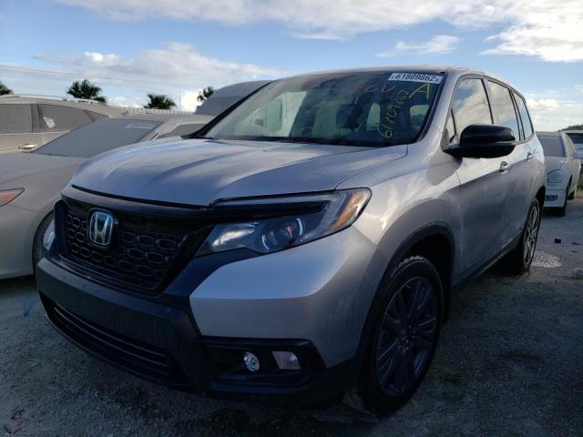 5FNYF7H53MB005663 - 2021 HONDA PASSPORT E SILVER photo 2