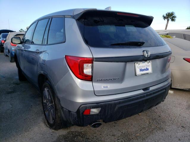 5FNYF7H53MB005663 - 2021 HONDA PASSPORT E SILVER photo 3
