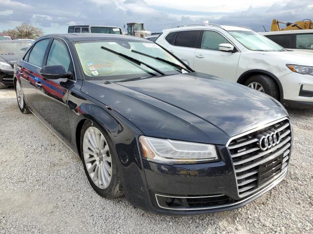 WAU3MAFD2FN004643 - 2015 AUDI A8 L TDI Q BLUE photo 1