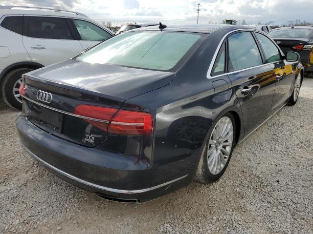 WAU3MAFD2FN004643 - 2015 AUDI A8 L TDI Q BLUE photo 4