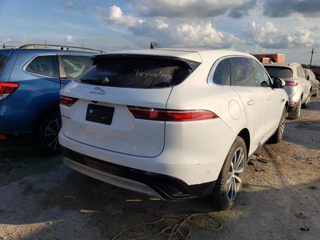 SADCJ2EX7MA681595 - 2021 JAGUAR F-PACE S WHITE photo 4