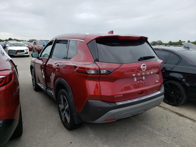 5N1AT3CA0MC816823 - 2021 NISSAN ROGUE SL RED photo 3