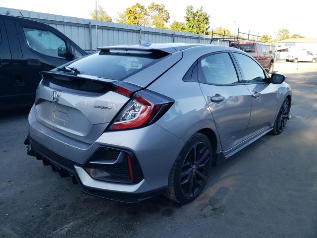 SHHFK7H45LU410463 - 2020 HONDA CIVIC SPOR 银色 照片 4