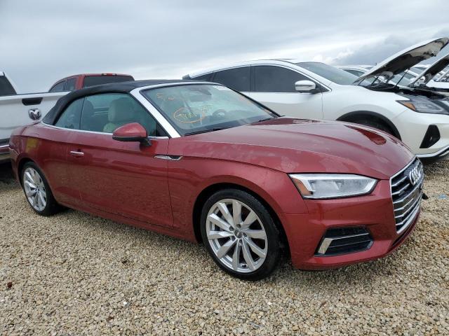 WAUYNGF50JN003319 - 2018 AUDI A5 PREMIUM BURGUNDY photo 1