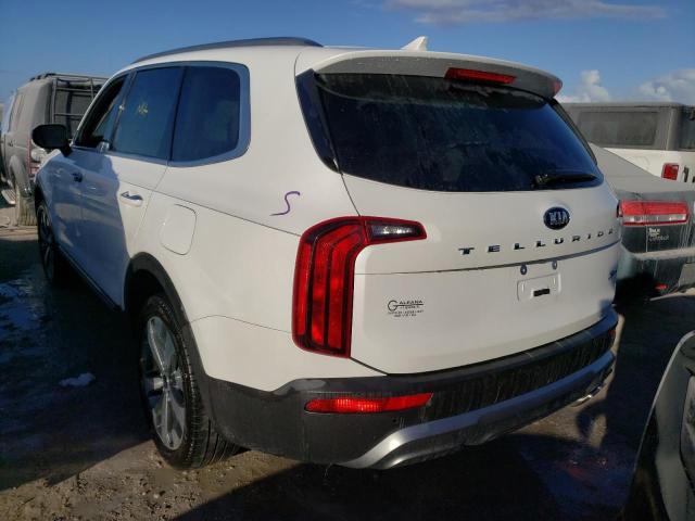 5XYP64HC6LG064870 - 2020 KIA TELLURIDE WHITE photo 3