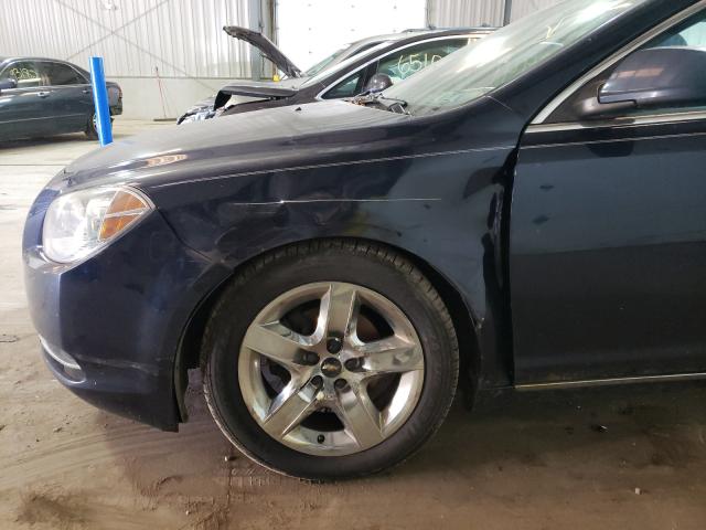 1G1ZC5EB0AF258354 - 2010 CHEVROLET MALIBU 1LT BLUE photo 9