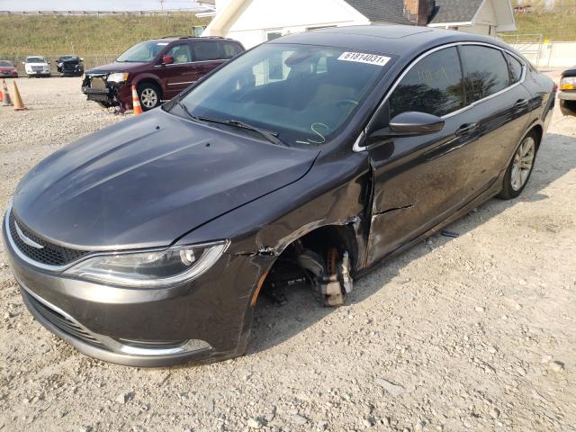 1C3CCCABXFN694606 - 2015 CHRYSLER 200 LIMITE GRAY photo 9