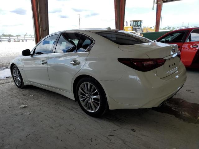 JN1EV7AP8KM515144 - 2019 INFINITI Q50 LUXE WHITE photo 3