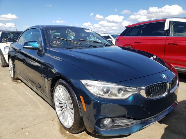 WBA3V7C53FP771323 - 2015 BMW 428 I SULE ლურჯი ფოტო 1