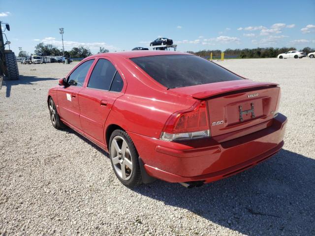 YV1RH527662537664 - 2006 VOLVO S60 R RED photo 3