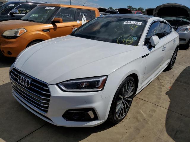 WAUCNCF5XJA011566 - 2018 AUDI A5 PRESTIG WHITE photo 2