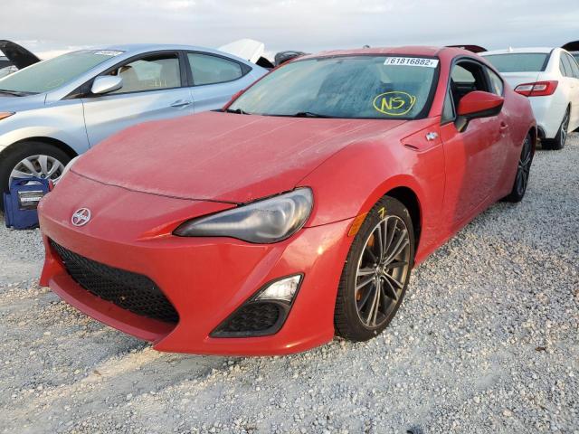 JF1ZNAA13D2720642 - 2013 TOYOTA SCION FR-S RED photo 2