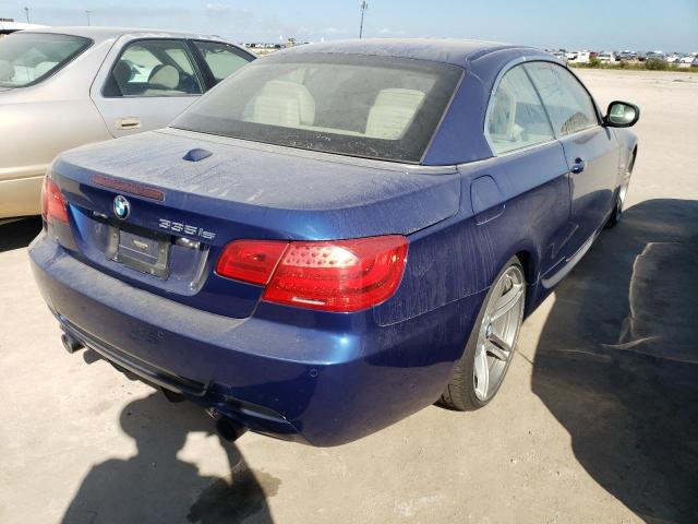 WBADX1C56DJ128783 - 2013 BMW 335 I SULE BLUE photo 4