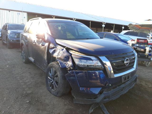 5N1DR3BA2NC217095 - 2022 NISSAN PATHFINDER BLUE photo 4