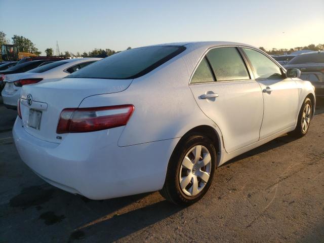 4T1BE46K87U524425 - 2007 TOYOTA CAMRY CE WHITE photo 4