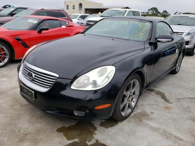 JTHFN48Y120020529 - 2002 LEXUS SC 430 BLACK photo 2