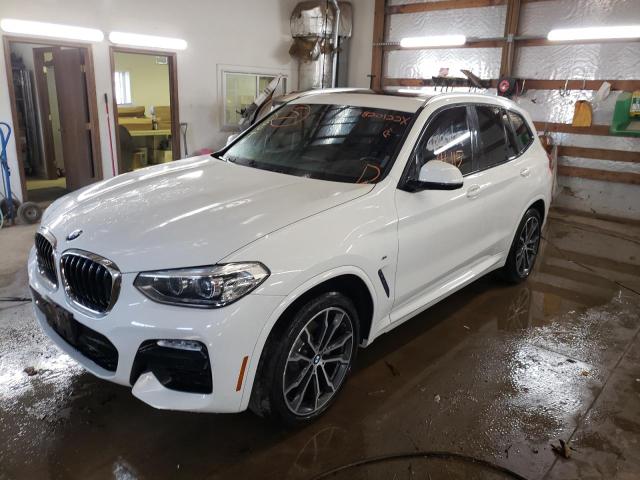 5UXTR9C57KLE19254 - 2019 BMW X3 XDRIVE3 WHITE photo 2