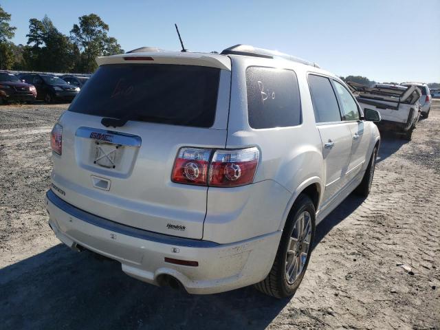 1GKKRTEDXCJ289144 - 2012 GMC ACADIA DEN WHITE photo 4