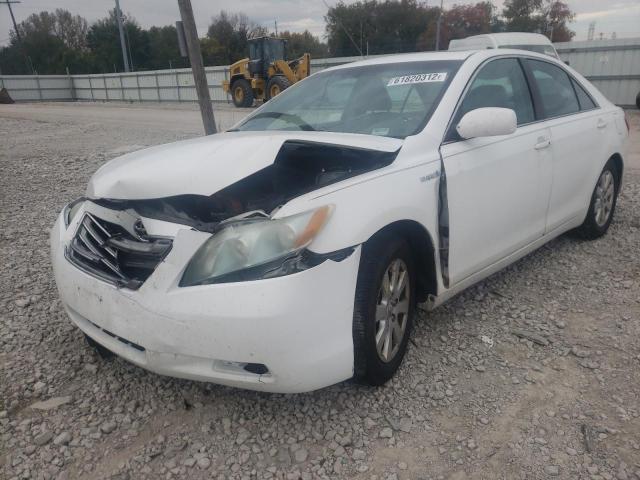 4T1BB46K38U056534 - 2008 TOYOTA CAMRY HYBR WHITE photo 2