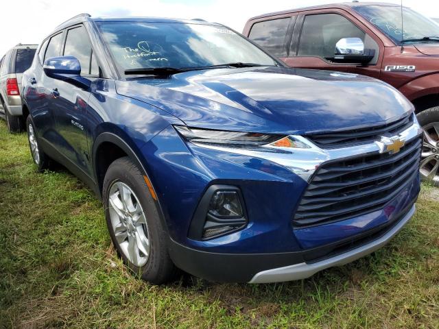 3GNKBCR4XNS183683 - 2022 CHEVROLET BLAZER 2LT BLUE photo 1