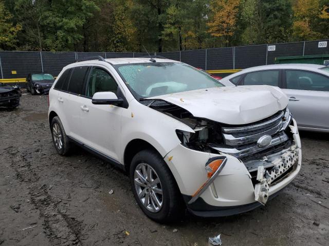 2FMDK3JC1CBA88271 - 2012 FORD EDGE SEL WHITE photo 1