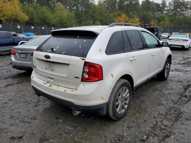 2FMDK3JC1CBA88271 - 2012 FORD EDGE SEL WHITE photo 4