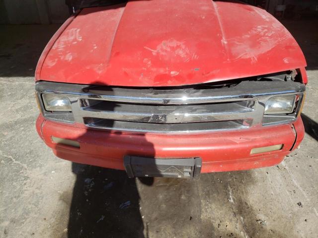 1GCCS14X5V8152191 - 1997 CHEVROLET S TRUCK S1 RED photo 7