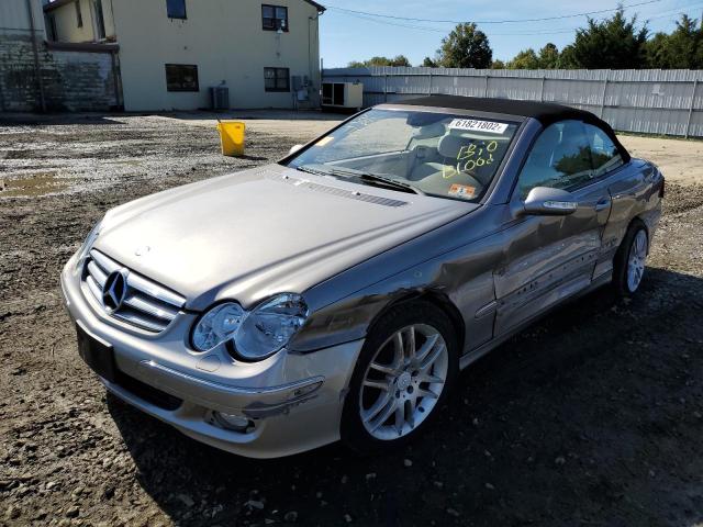 WDBTK56F39T107828 - 2009 MERCEDES-BENZ CLK 350 SILVER photo 2