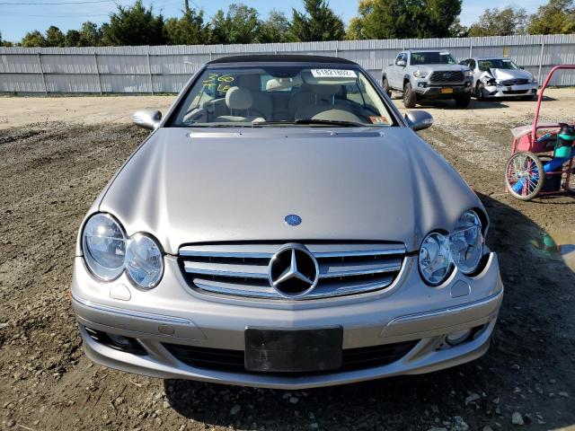 WDBTK56F39T107828 - 2009 MERCEDES-BENZ CLK 350 SILVER photo 7