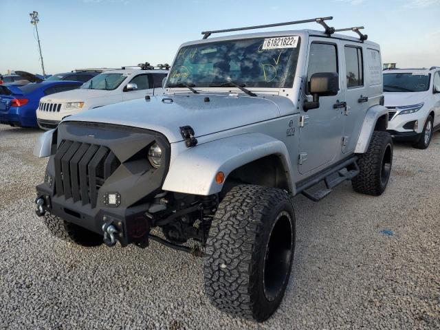 1J4BA5H19BL597855 - 2011 JEEP WRANGLER SILVER photo 2