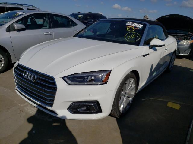 WAU2NGF56JN001368 - 2018 AUDI A5 PRESTIG WHITE photo 2