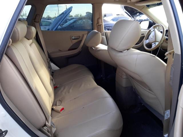 JN8AZ08T77W507580 - 2007 NISSAN MURANO SL WHITE photo 6