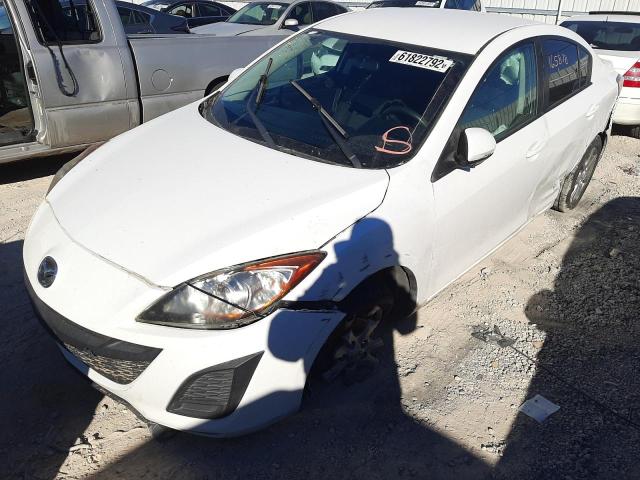 JM1BL1SF7A1268899 - 2010 MAZDA 3 I WHITE photo 2