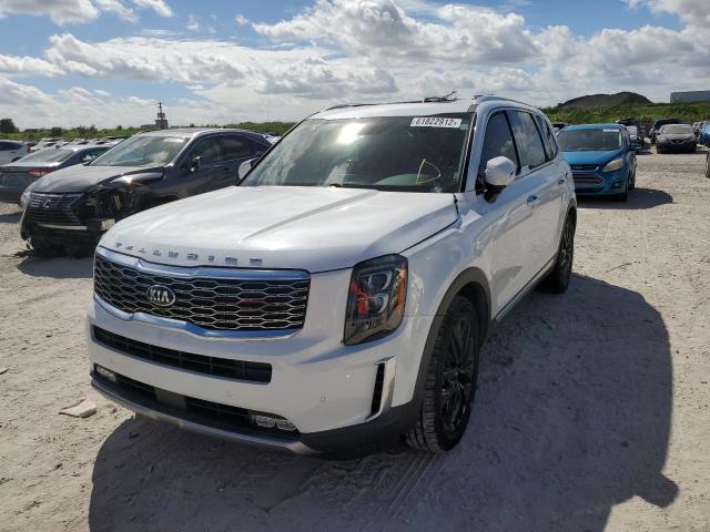 5XYP54HC5LG037016 - 2020 KIA TELLURIDE WHITE photo 2