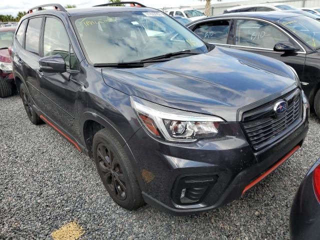 JF2SKAJC9KH525310 - 2019 SUBARU FORESTER S GRAY photo 1