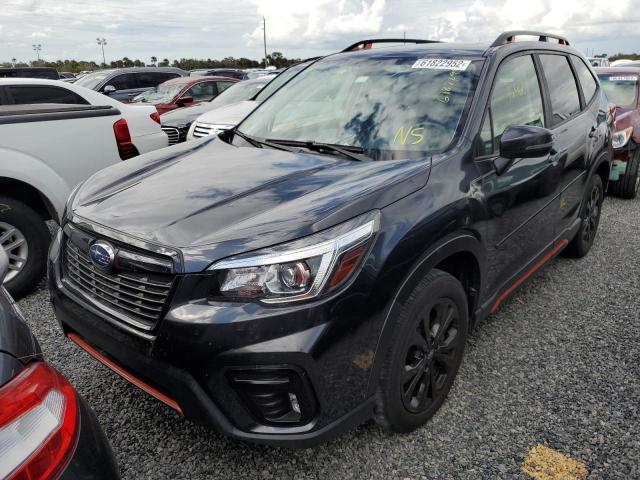 JF2SKAJC9KH525310 - 2019 SUBARU FORESTER S GRAY photo 2