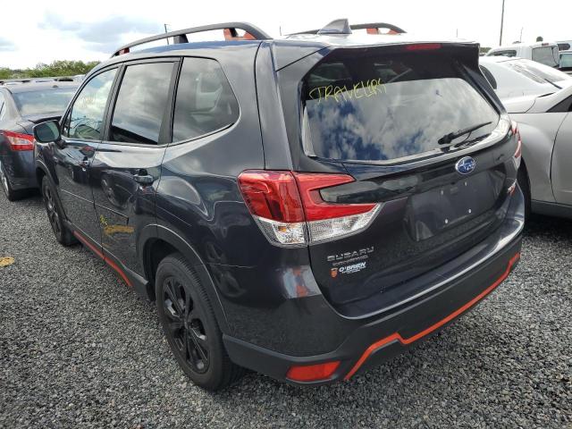 JF2SKAJC9KH525310 - 2019 SUBARU FORESTER S GRAY photo 3