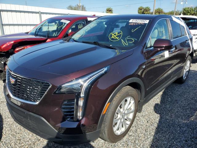 1GYAZAR40LF015812 - 2020 CADILLAC XT4 LUXURY BURGUNDY photo 2